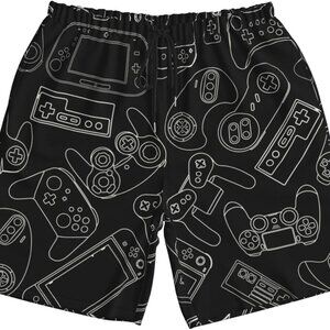 Game Mens Swim Trunks Quick Dry Swim Shorts with Mesh Lining Breathable Men's Be